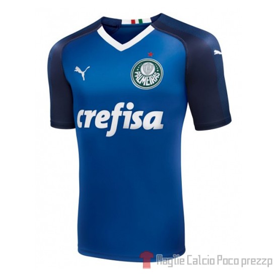 Thailandia Maglia Palmeiras Portiere 2019 Blu - Clicca l'immagine per chiudere
